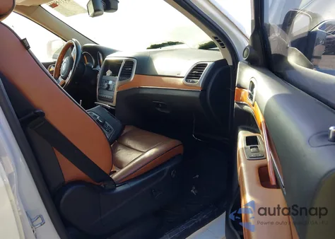 2013 Jeep Grand Cherokee Overland z USA, uszkodzony, nr VIN 1C4RJFCT7DC525316